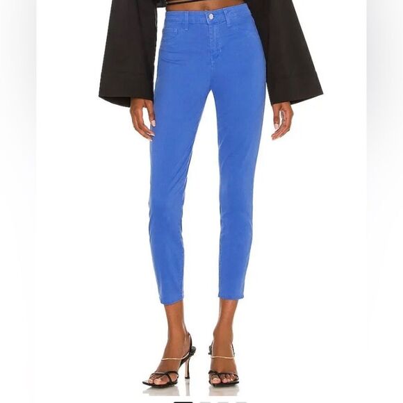 L’Agence Margot High Rise Skinny Pant in Light Harbor Blue - Picture 2 of 15